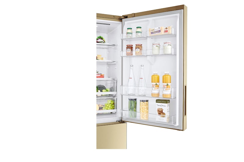 LG 626L side-by-side-fridge with Inverter Linear Compressor in Platinum Silver, GS-B6263PZ