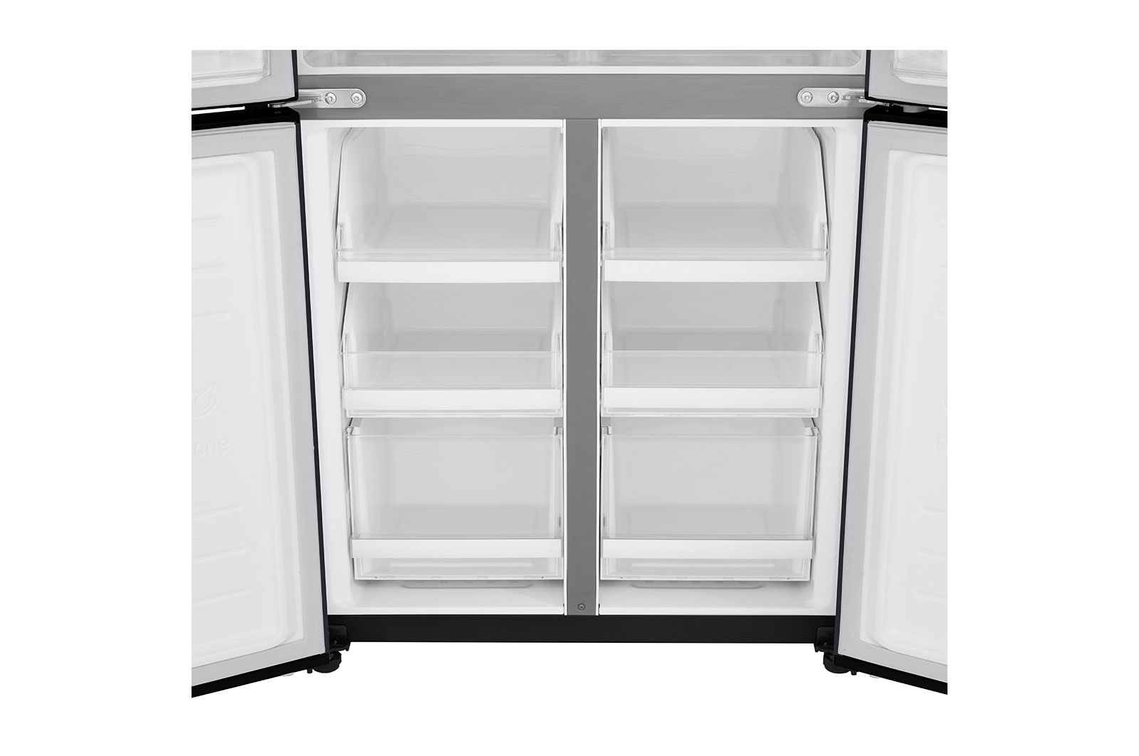 LG 464L Multi Door Refrigerator with Smart Inverter Linear Compressor™ in Matt Black, GF-B4532MC