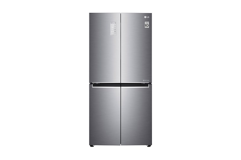 LG 464L multi-door-refrigerators with Inverter Linear Compressor in Platinum Silver, GF-B4539PZ