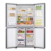LG 464L multi-door-refrigerators with Inverter Linear Compressor in Platinum Silver, GF-B4539PZ