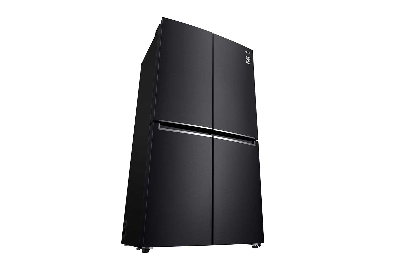 LG 601L Multi Door Refrigerator with Inverter Linear Compressor in Matt Black, GF-B6012MC