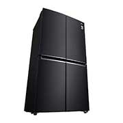 LG 601L Multi Door Refrigerator with Inverter Linear Compressor in Matt Black, GF-B6012MC