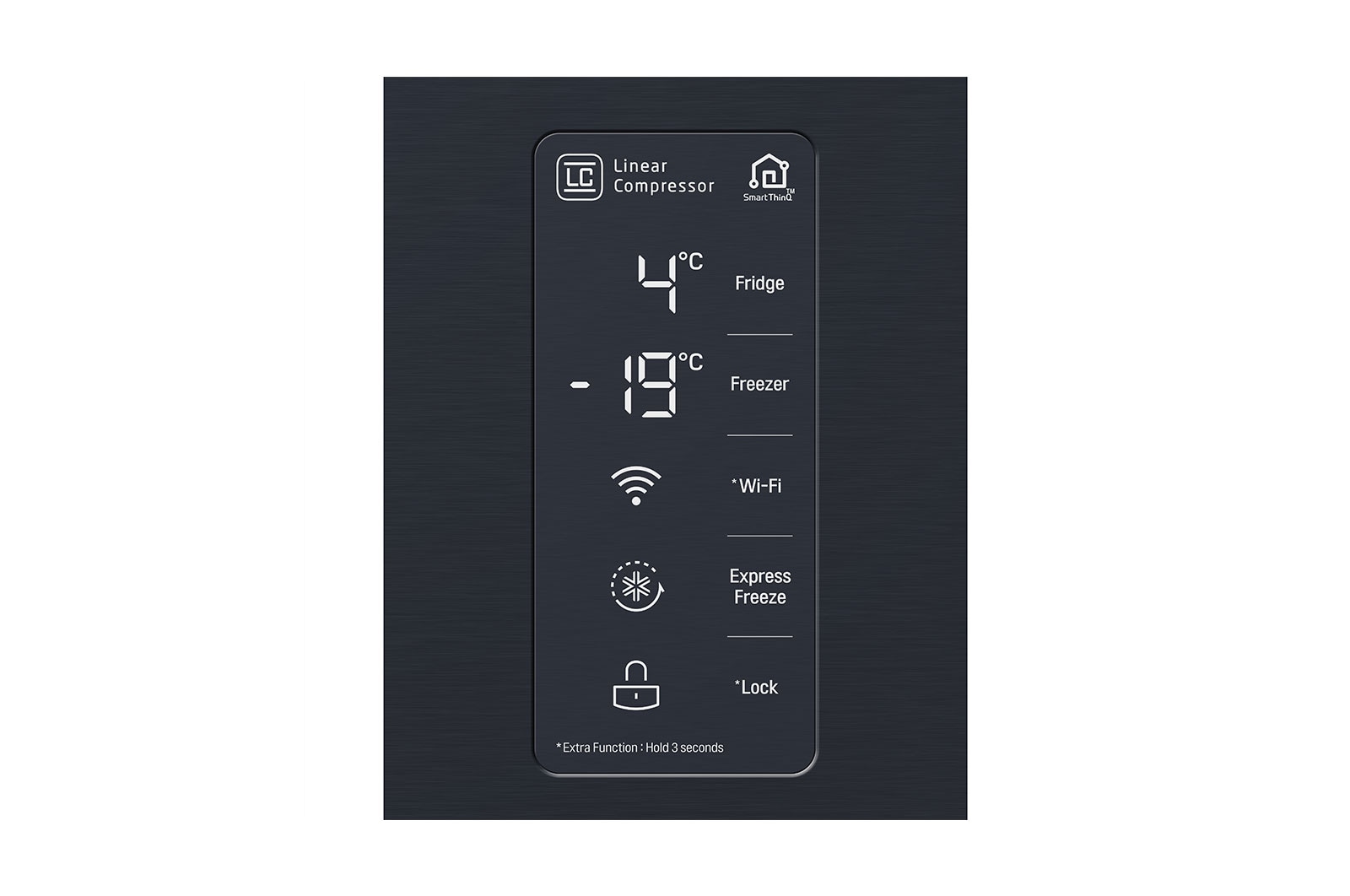 LG 458L InstaView® Door-in-Door+™ Refrigerator in Matt Black, GF-Q4919MT