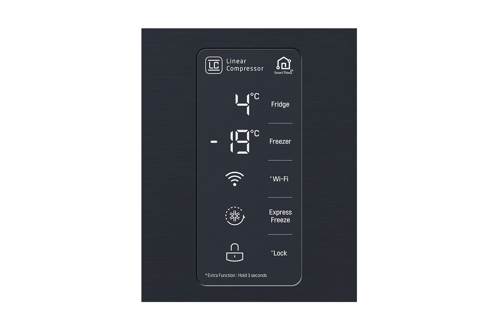 LG 458L InstaView® Door-in-Door+™ Refrigerator in Matt Black, GF-Q4919MT