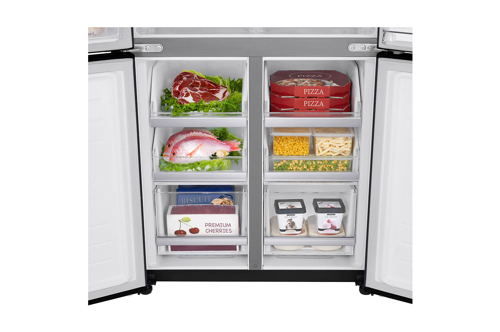 LG 458L InstaView® Door-in-Door+™ Refrigerator in Matt Black, GF-Q4919MT