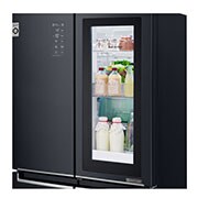 LG 458L InstaView® Door-in-Door+™ Refrigerator in Matt Black, GF-Q4919MT