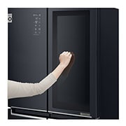 LG 458L InstaView® Door-in-Door+™ Refrigerator in Matt Black, GF-Q4919MT