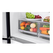 LG 458L InstaView® Door-in-Door+™ Refrigerator in Matt Black, GF-Q4919MT
