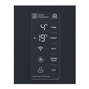 LG 458L InstaView Door-in-Door+™ Refrigerator in Matt Black, GF-Q4919MT