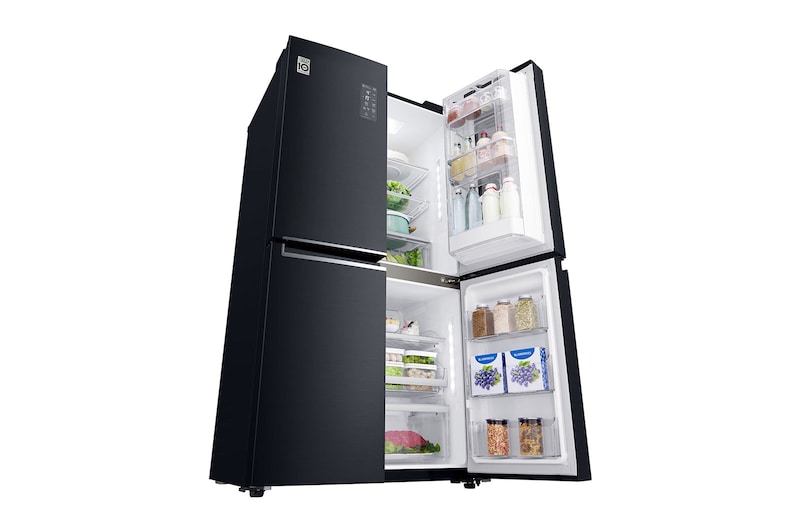 LG 601L InstaView Door-in-Door™ in Matte Black, GF-Q6011MC