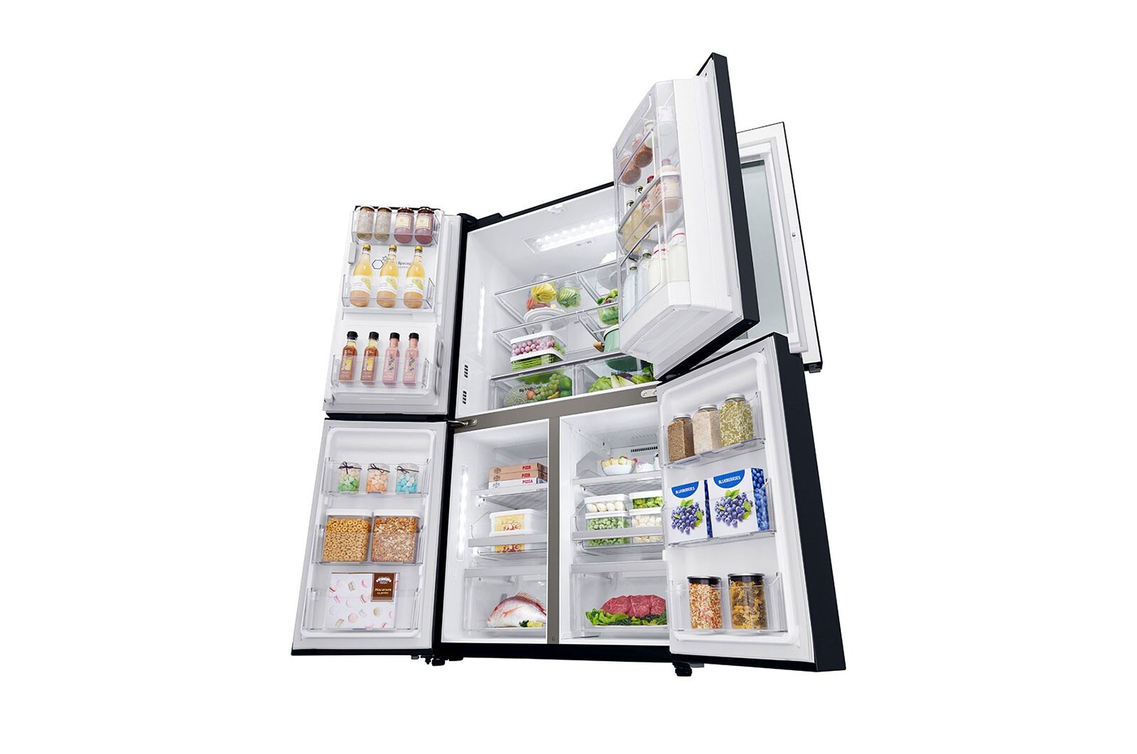 LG 601L InstaView Door-in-Door™ in Matte Black, GF-Q6011MC