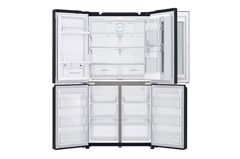 LG 601L InstaView Door-in-Door™ in Matte Black, GF-Q6011MC
