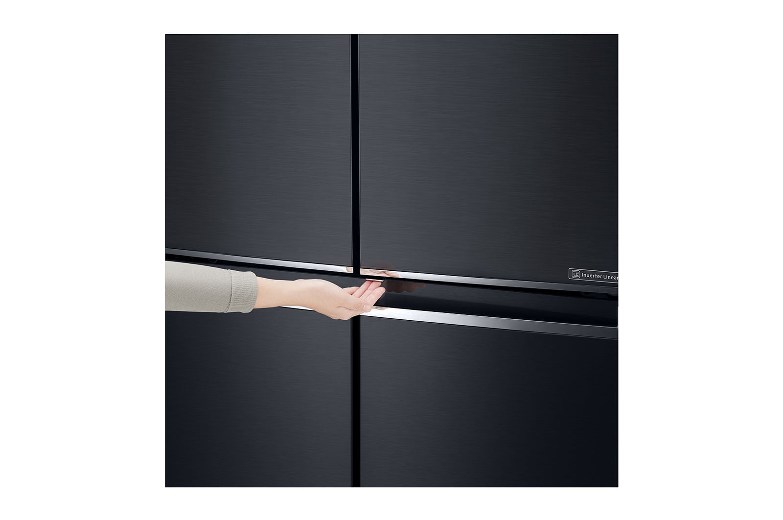 LG 601L InstaView Door-in-Door™ in Matte Black, GF-Q6011MC