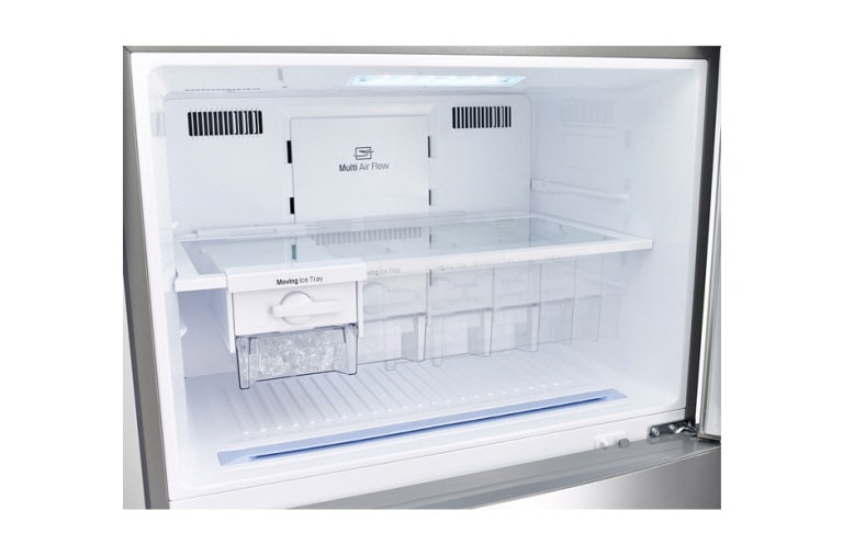 LG 507L Stainless Steel Top Freezer Refrigerator, GN-M702HLHL