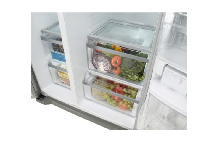 LG 506L Stainless Steel VCM side by side fridge, GR-P209GSYV