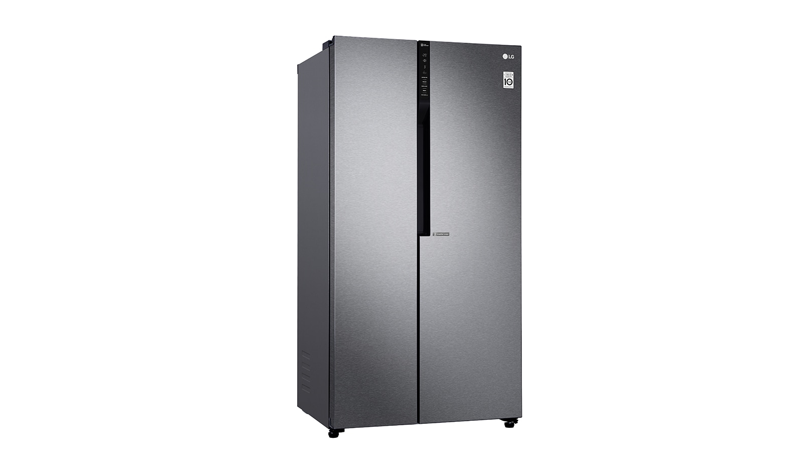 LG 613L Dark Grapite Side-by-Side Refrigerator, GS-B6181DS