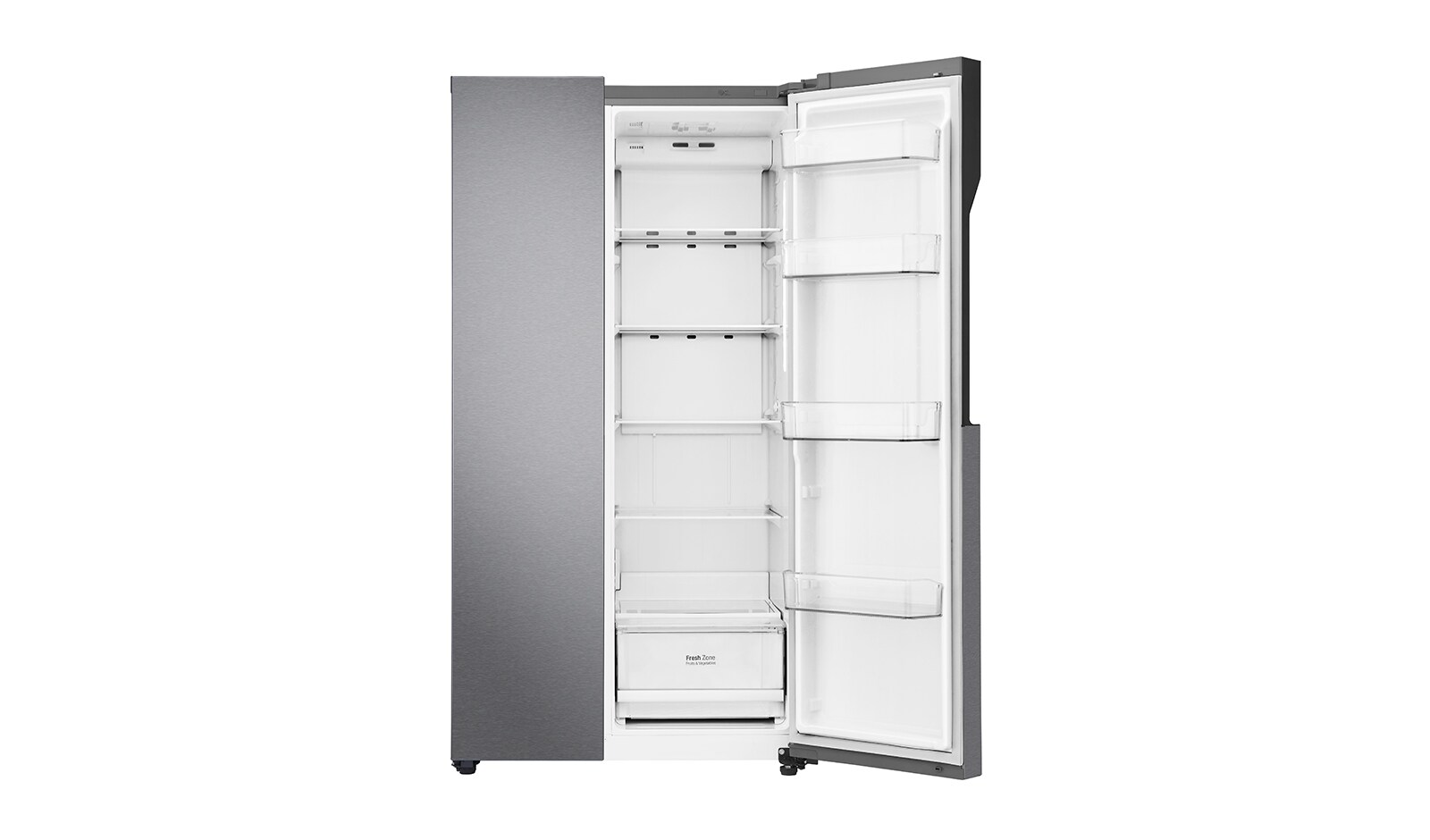 LG 613L Dark Grapite Side-by-Side Refrigerator, GS-B6181DS