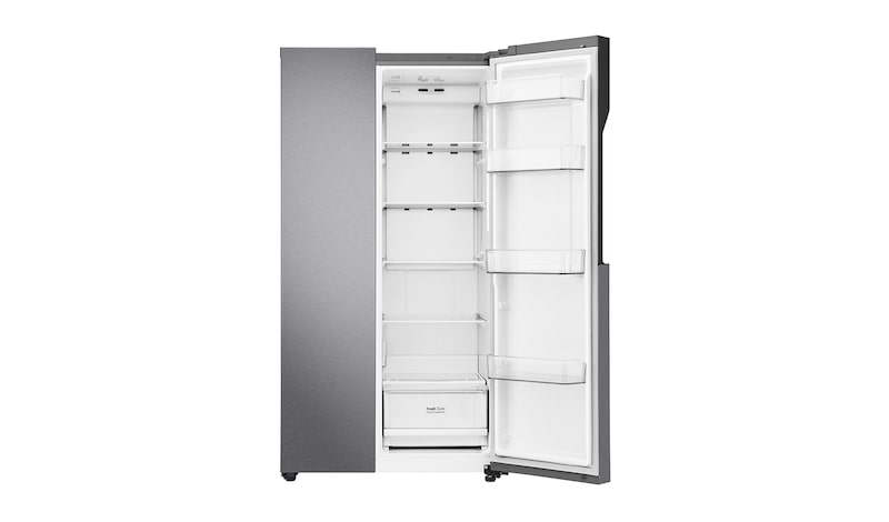 LG 613L Dark Grapite Side-by-Side Refrigerator, GS-B6181DS