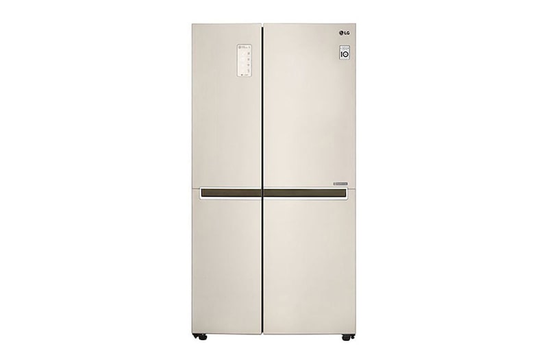 LG 626L side-by-side-fridge with Inverter Linear Compressor in Gold, GS-B6267GV