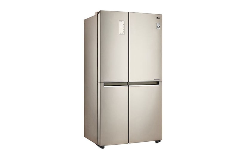 LG 626L side-by-side-fridge with Inverter Linear Compressor in Gold, GS-B6267GV