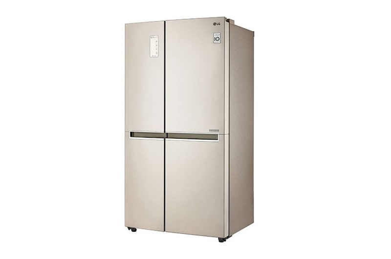 LG 626L side-by-side-fridge with Inverter Linear Compressor in Gold, GS-B6267GV
