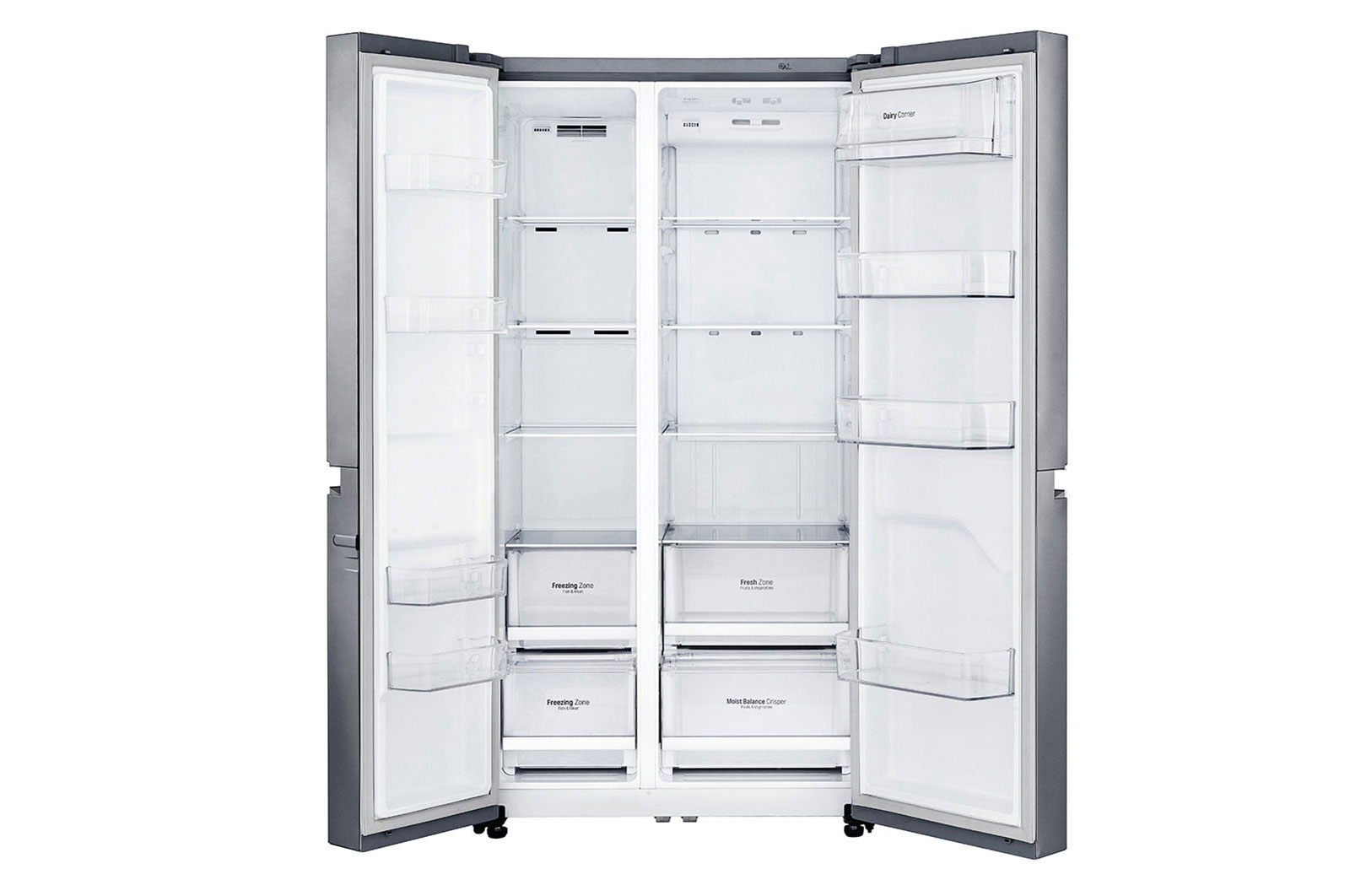 LG 626L side-by-side-fridge with Inverter Linear Compressor in Gold, GS-B6267GV