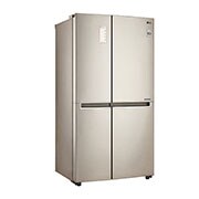 LG 626L side-by-side-fridge with Inverter Linear Compressor in Gold, GS-B6267GV