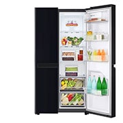 LG 643L side-by-side-fridge with Linear Compressor in Western Black, GS-B6432WB