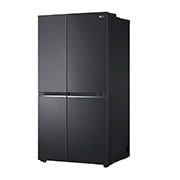 LG 647L side-by-side-fridge with Linear Compressor in Matt Black, GS-B6472MC