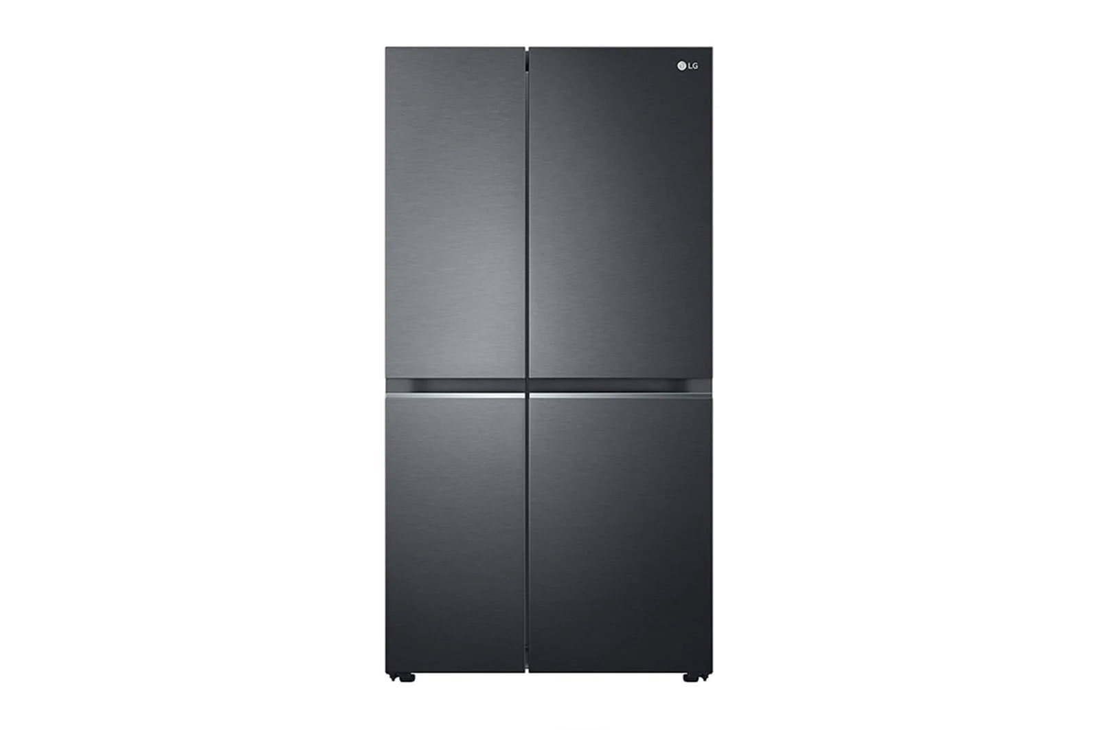 LG 647L side-by-side-fridge with Linear Compressor in Matt Black, GS-B6472MC