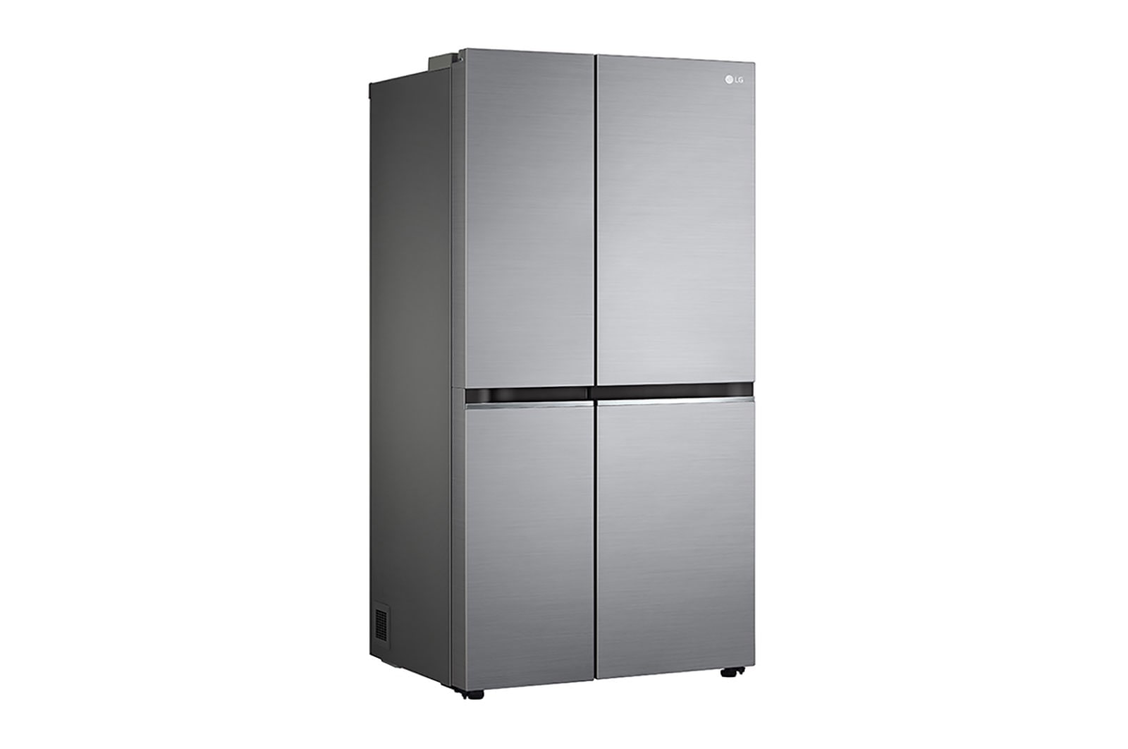 LG 647L side-by-side-fridge with Linear Compressor in Platinum Silver, GS-B6472PZ