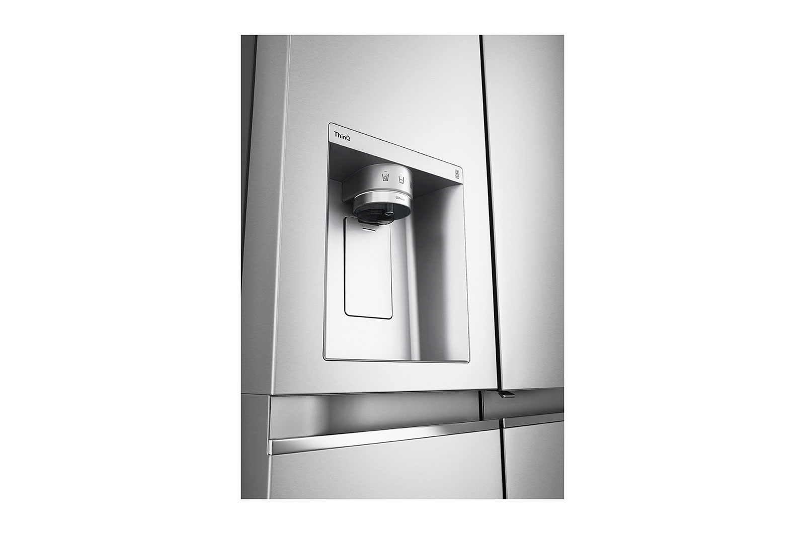 LG 598L side-by-side-fridge with Inverter Linear Compressor in Metal Sorbet, GS-J5982MS