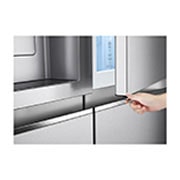 LG 598L side-by-side-fridge with Inverter Linear Compressor in Metal Sorbet, GS-J5982MS