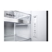 LG 598L side-by-side-fridge with Inverter Linear Compressor in Metal Sorbet, GS-J5982MS