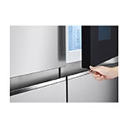LG 647L side-by-side-fridge with InstaView® Door-in-Door™ in New Noble Steel, GS-Q6472NS