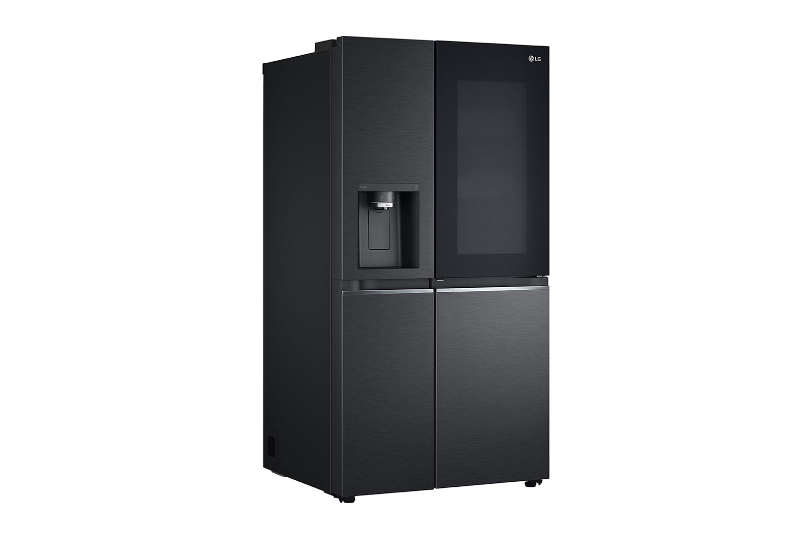 LG  598L side-by-side-fridge with InstaView® Door-in-Door™ in Matt Black, GS-X5982MC