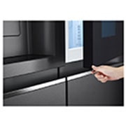 LG  598L side-by-side-fridge with InstaView® Door-in-Door™ in Matt Black, GS-X5982MC