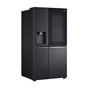 LG  598L side-by-side-fridge with InstaView® Door-in-Door™ in Matt Black, GS-X5982MC