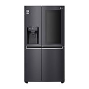 LG 601L side-by-side-fridge with InstaView Door-in-Door™ in Matt Black, GS-X6010MC