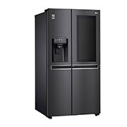 LG 601L side-by-side-fridge with InstaView Door-in-Door™ in Matt Black, GS-X6010MC