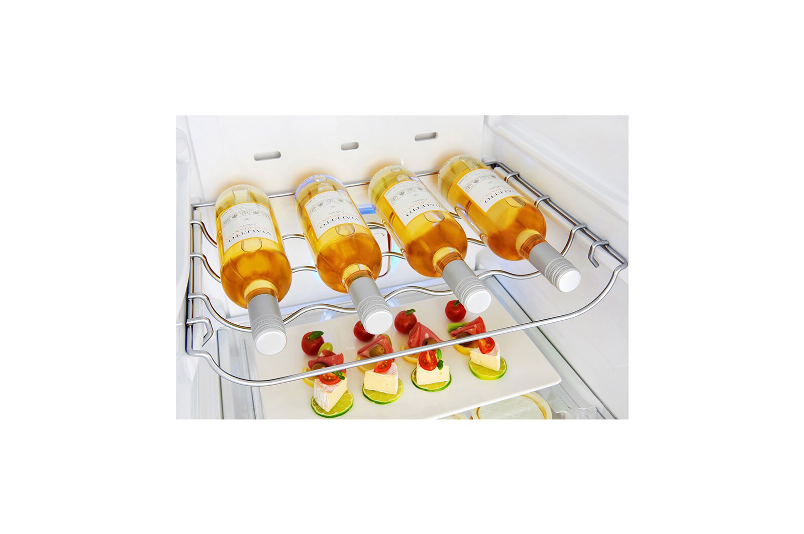 LG 601L side-by-side-fridge with InstaView Door-in-Door™ in Matt Black, GS-X6010MC