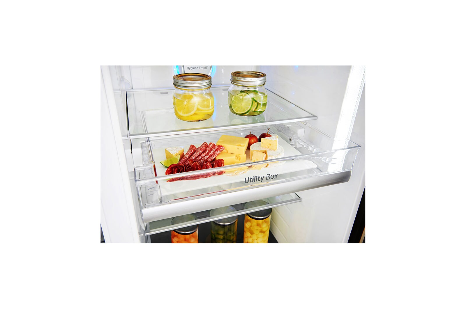 LG 601L side-by-side-fridge with InstaView Door-in-Door™ in Matt Black, GS-X6010MC