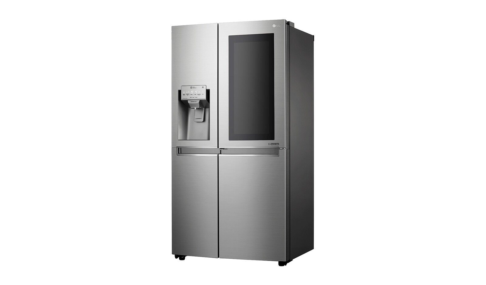 LG 601L side-by-side-fridge with InstaView Door-in-Door™ in Noble Steel, GS-X6011NS