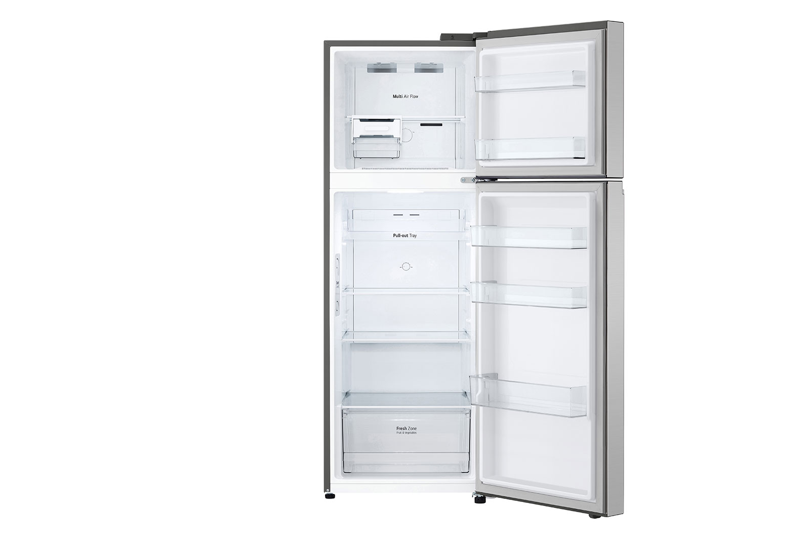 LG 335L Top Freezer in Platinum Silver, GT-B3302PZ