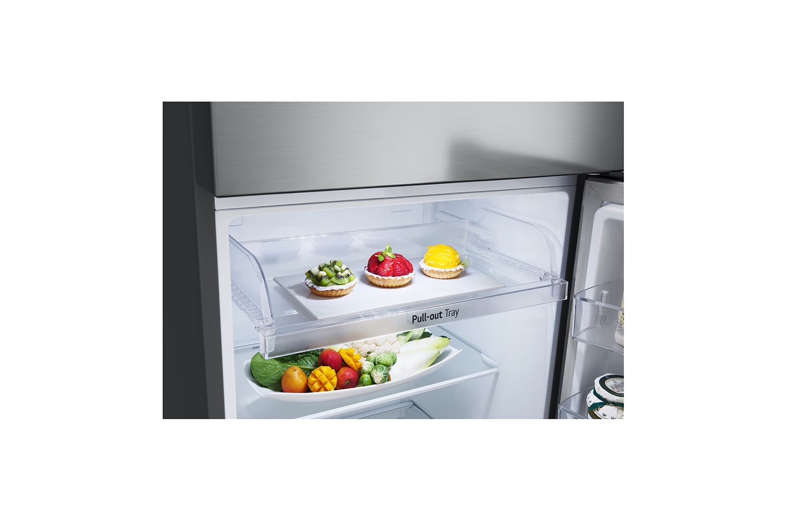 LG 335L Top Freezer in Platinum Silver, GT-B3302PZ