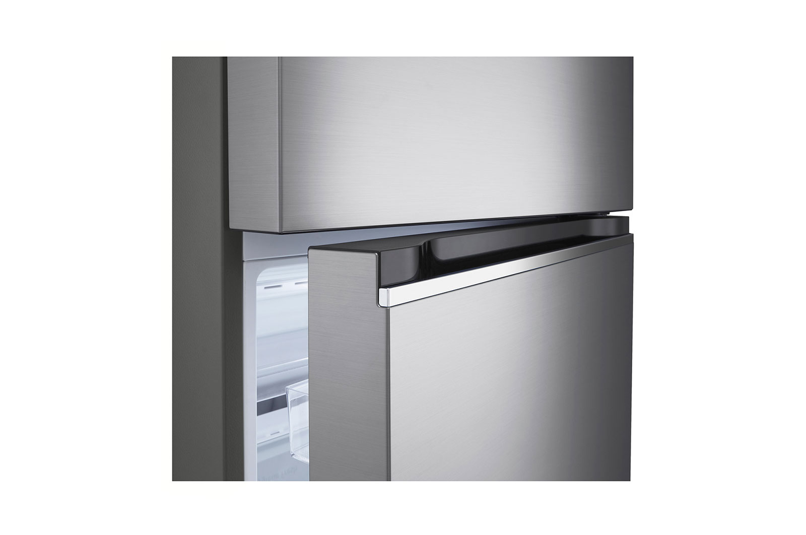 LG 375L Top Freezer Refrigerator with Smart Inverter Compressor™ in Platinum silver, GT-B3722PZ