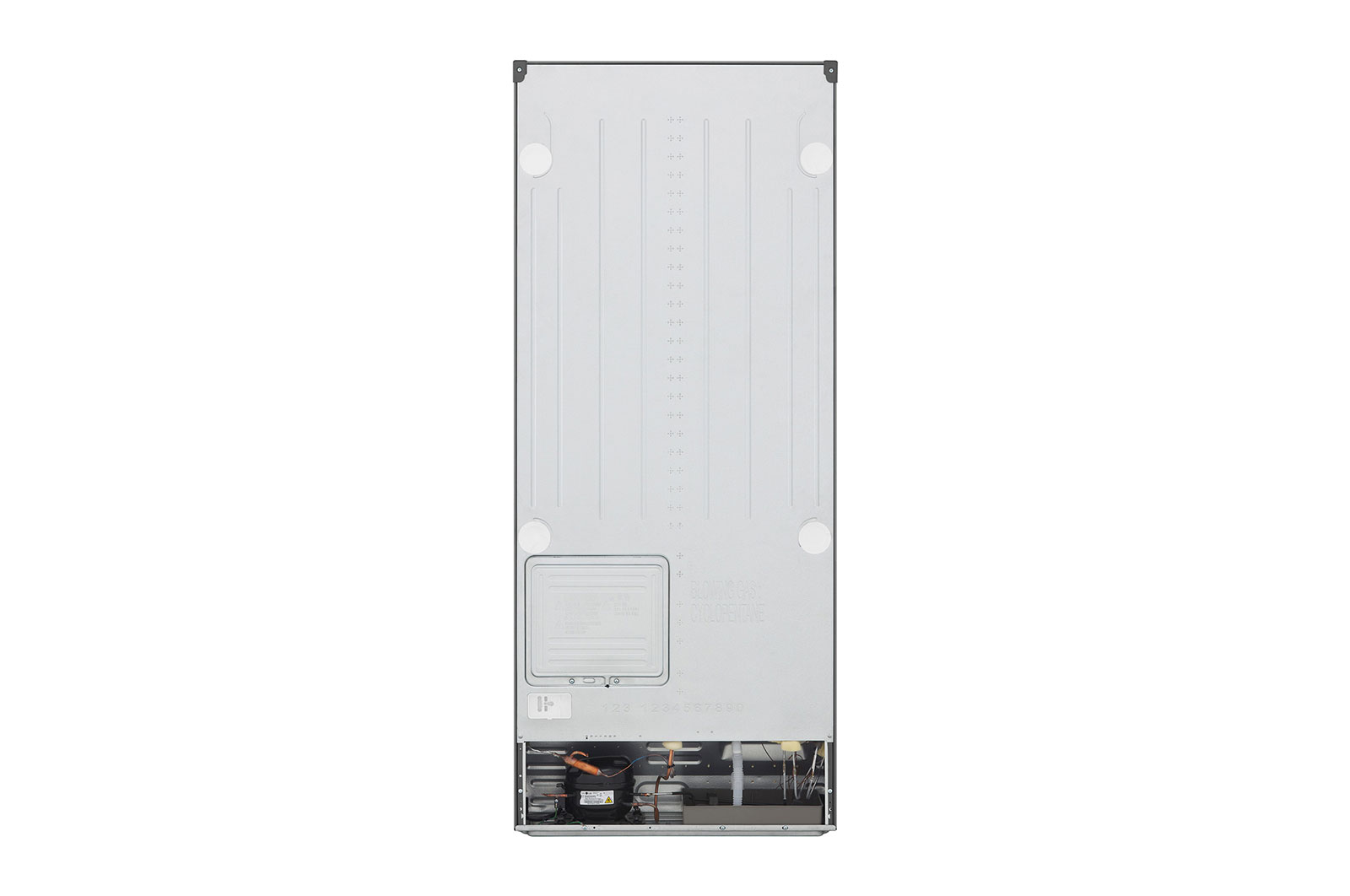 LG 375L Top Freezer Refrigerator with Smart Inverter Compressor™ in Platinum silver, GT-B3722PZ