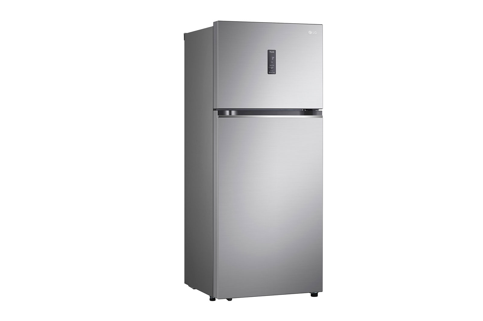 LG 375L Top Freezer Refrigerator with Smart Inverter Compressor™ in Platinum silver, GT-B3722PZ