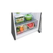 LG 375L Top Freezer Refrigerator with Smart Inverter Compressor™ in Platinum silver, GT-B3722PZ