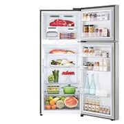 LG 375L Top Freezer Refrigerator with Smart Inverter Compressor™ in Platinum silver, GT-B3722PZ